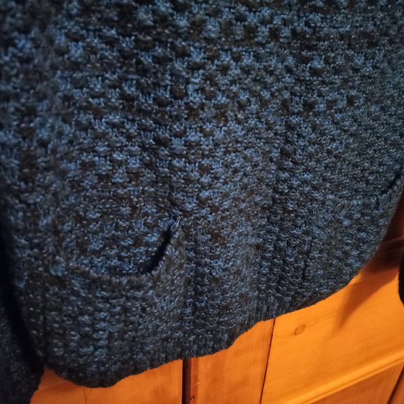 Maurices Royal Blue & Black Knit Sweater W/Pockets Size L (T-332) - Picture 10 of 10
